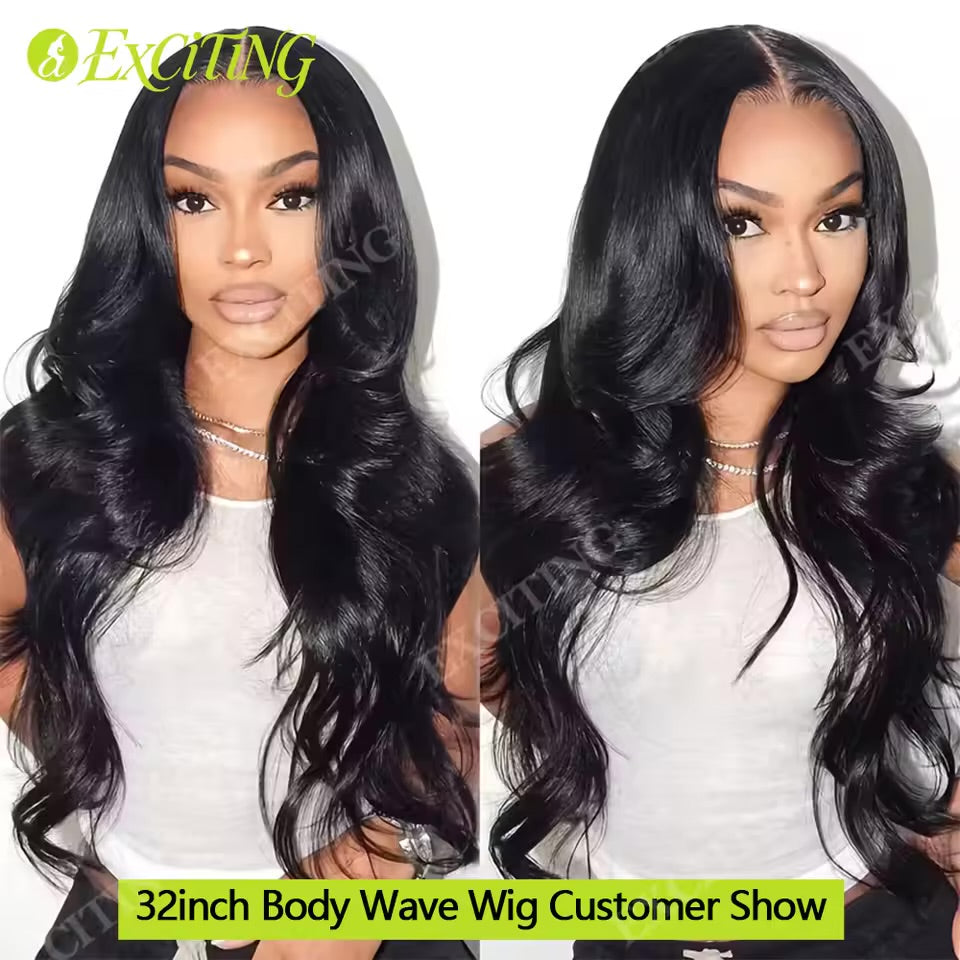 Perruque Lace Front Body Wave — Cheveux Naturels